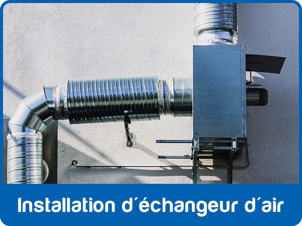 Échangeur d'air neuf installé au sous-sol - Air 2 Inc.