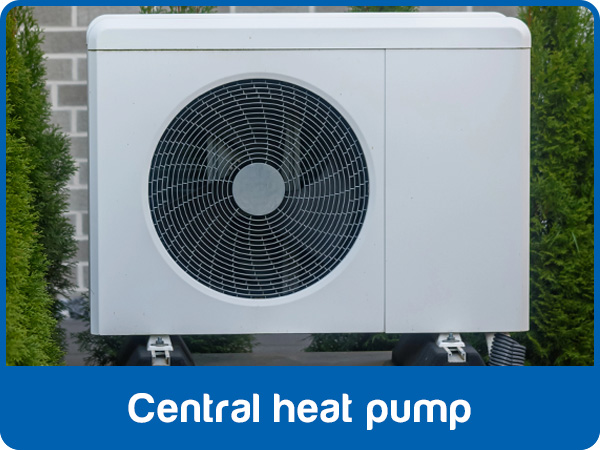 Central heat pump connected to the existing ductwork - Air 2 Inc.