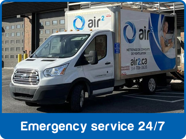 Air 2 truck at night on an emergency call