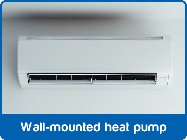 Wall-mounted heat pump installation, indoor head mounted - Air 2 Inc.